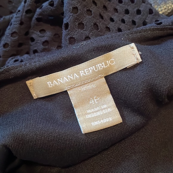 Black cotton knit lined cutout dress - Picture 7 of 8